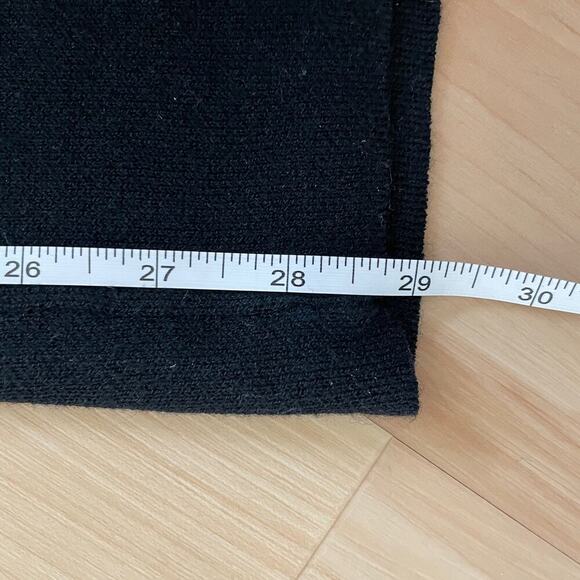 Rachel Zoe Black Knit High Waisted Wide Leg Pants Womens Size M - Picture 7 of 7